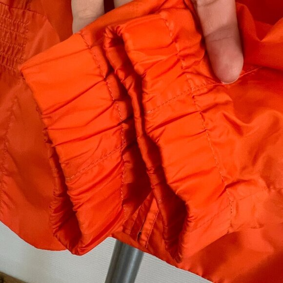 JC de Castelbajac Orange Zip Up‎ Windbreaker Light Jacket Sz S *no size label* - Picture 6 of 15